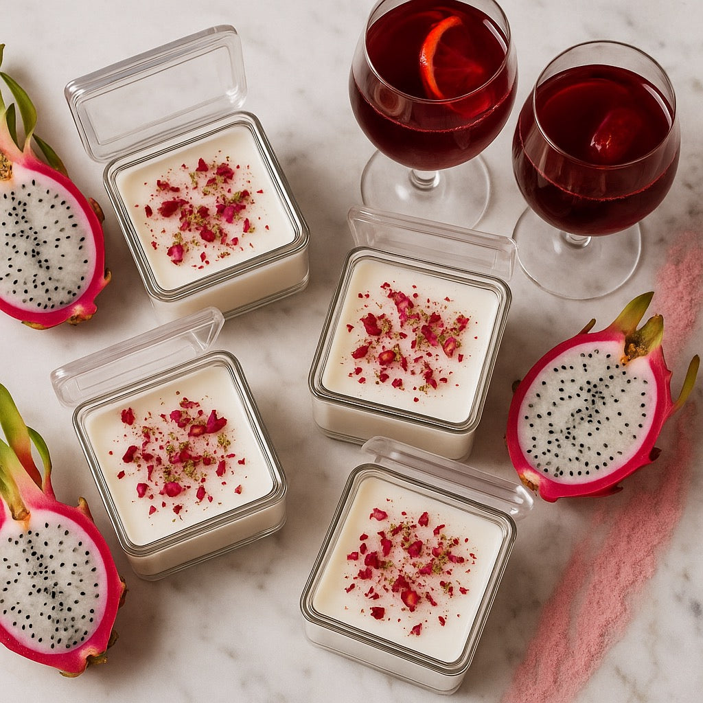 Dragonfruit Sangria-Hand-Poured-Wax Melt-Southern Rustic Flame Candle