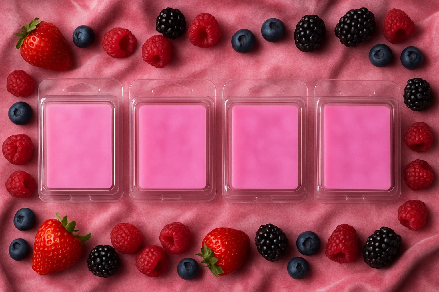 The Velvet Berry-Hand-Poured-Wax Melts-Southern Rustic Flame Candle