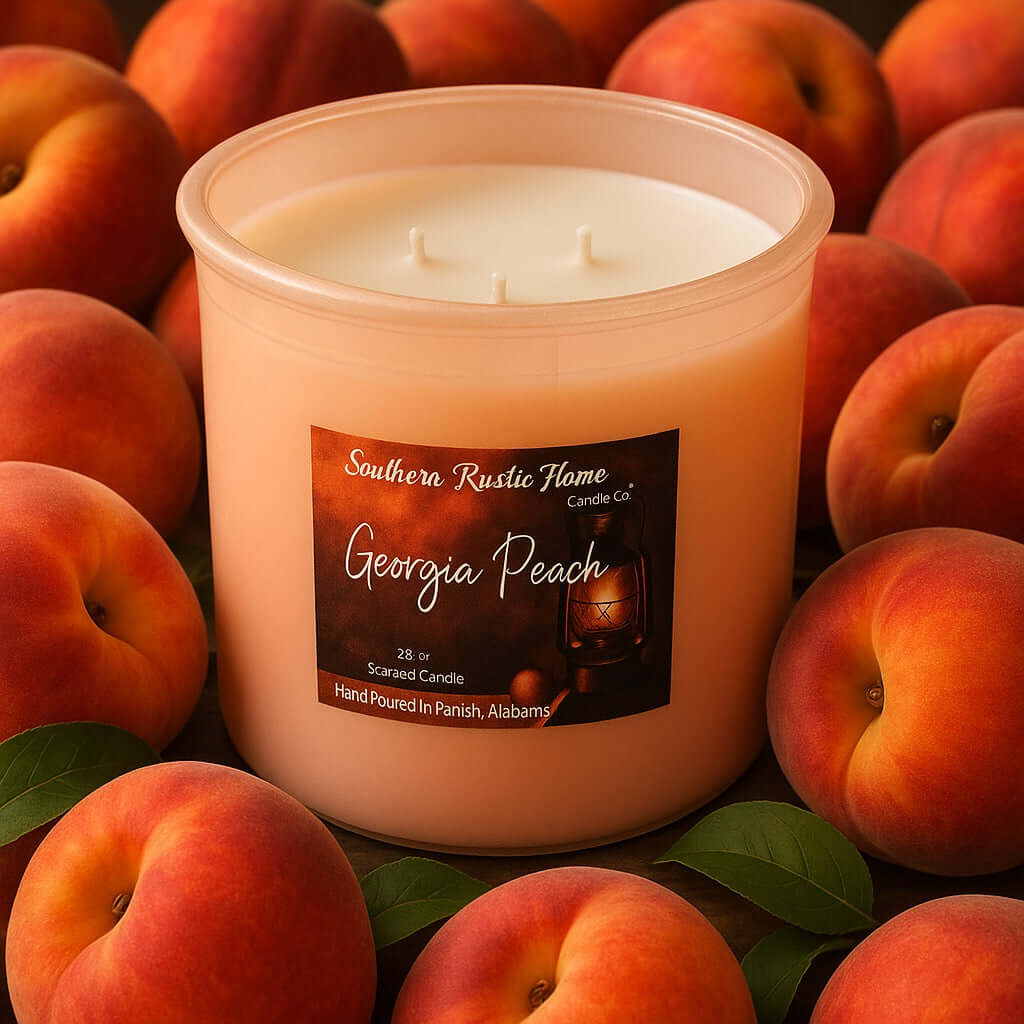 Southern rustic candle