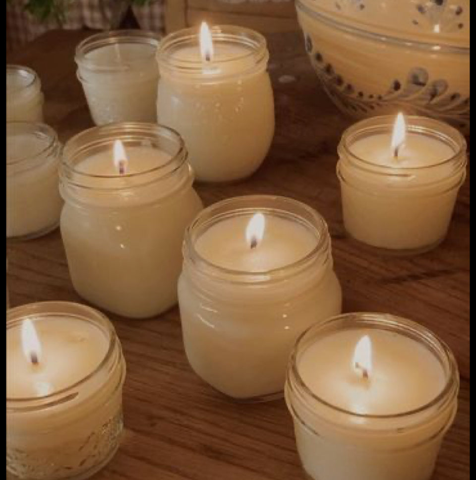 Southern rustic candle