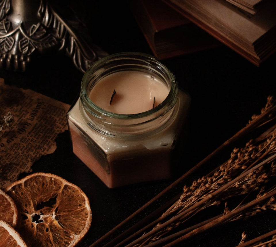 The Keepsake Collection | 6 & 9 oz Hand-Poured Hexagon Jar Candles