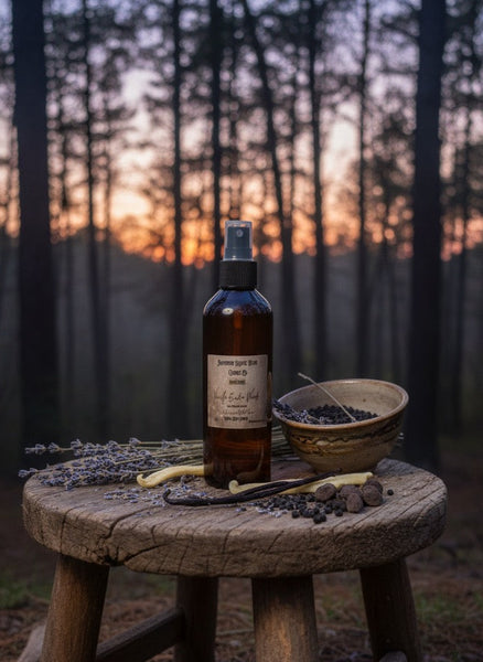 8oz-Vanilla Ember Woods (iced vanilla woods)-Hand-Poured Scented Room-Linen Spray