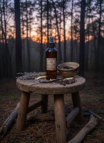 8oz-Vanilla Ember Woods (iced vanilla woods)-Hand-Poured Scented Room-Linen Spray