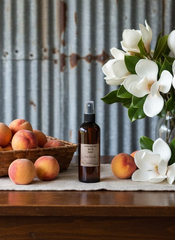 8oz-Peach Magnolia-Hand-Poured Room-Linen Spray