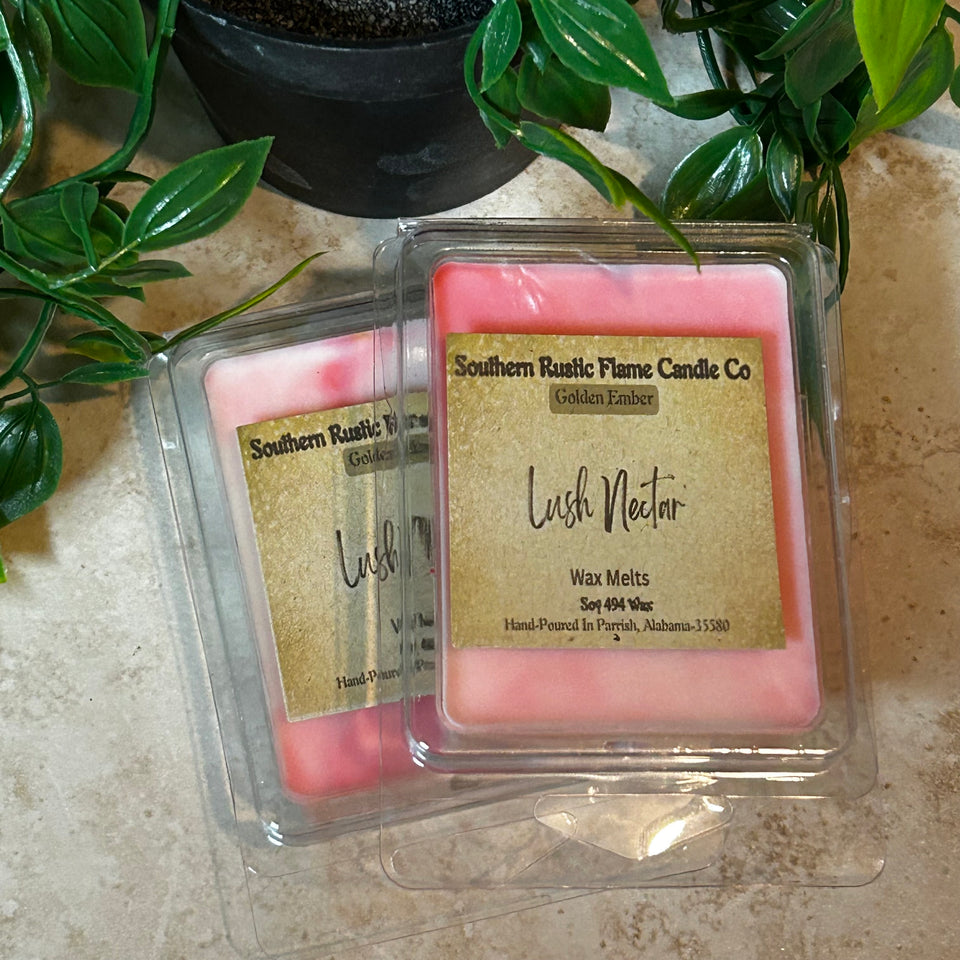 Lush Nectar – Hand-Poured Wax Melt – Southern Rustic Candle Co