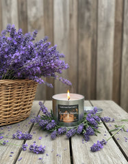Lavender Vetiver – 7.5oz Paint Tin Candle – Cotton Wick