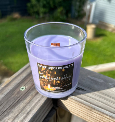 10oz-French Lavender & Honey Hand-Poured Candle