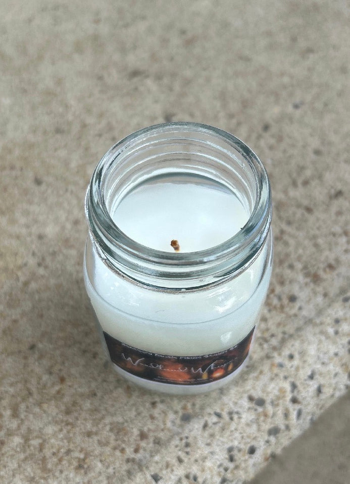 Woodland Whispers – 3oz Mason Jar Candle – Cotton Wick