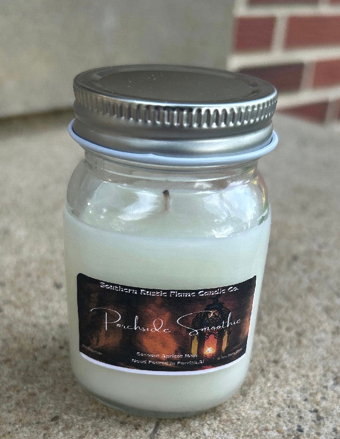 Porch-Side Smoothie – 3oz Mason Jar Candle – Cotton Wick