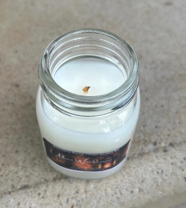 Urban Woodsman – 3oz Mason Jar Candle – Cotton Wick