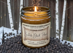 Birch & Black Pepper-9oz Hand-Poured Candle-Wood Wick- Southern Rustic Candle