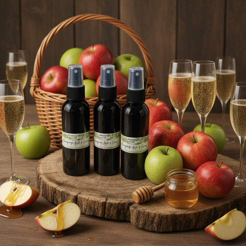 Champagne Apple & Honey-4oz-Hand-Poured-Room & Linen Spray
