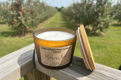 Mahogany Apple-16oz-Hand-Poured 3wick Scented Candle-Southern-Rustic-Candle
