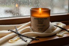 Cashmere Sugar-7oz Hand Crafted Scented Candle-Wooden Wick-Southern Rustic Candle