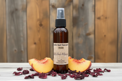 White Peach & Hibiscus-4oz Hand-Poured Room/Linen Spray-Southern Rustic Candle