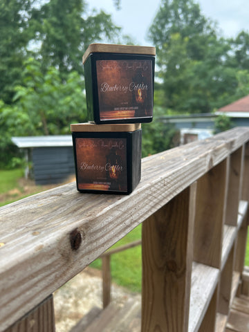 Blueberry Cobbler-4oz-Black Square Candle