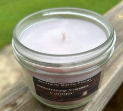 8oz Mason Jar Candle- Blueberry Cobbler- Cotton Wick- Southern Rustic candle