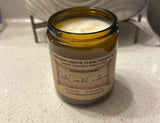 Apple Crisp & Cardamom – 8oz Amber Jar Candle – Cotton Wick