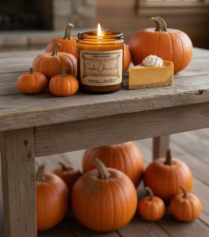 Pumpkin Cheesecake – 8oz Cotton Wick