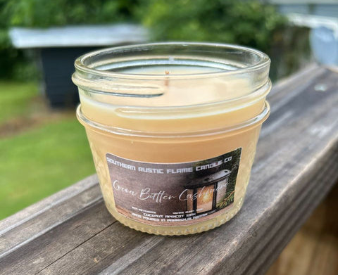 Hand-poured Cashmere Candle – Cozy and Creamy Scent – 4oz Jar – Coconut Apricot Wax