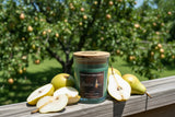 Bartlett Pear – 7oz Straight Sided Glass Candle – Cotton Wick