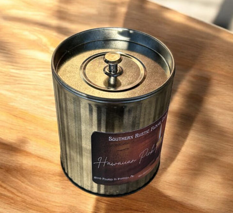 Hawaiian Pink Hibiscus-10oz-Tin Candle