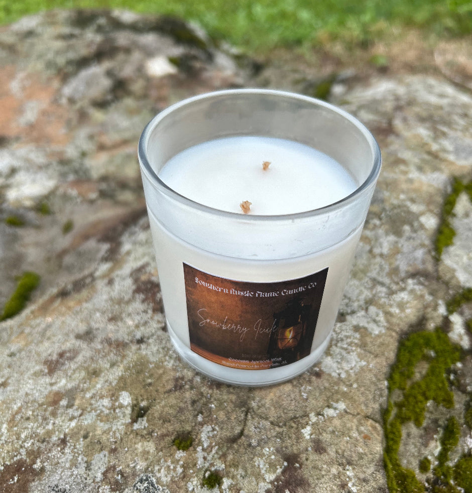 Snowberry Icicle-10oz Straight Sided Jar Candle
