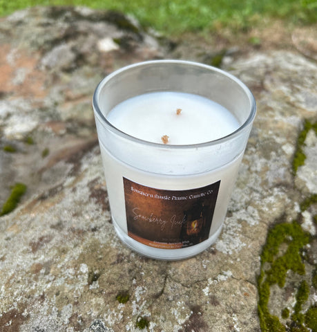 Snowberry Icicle-10oz Straight Sided Jar Candle