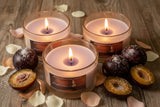 Sugarplum Blossom – 4oz Amber Jar Candle – Cotton Wick