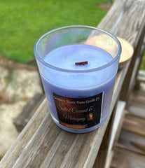 Salted Coconut & Mahogany 10oz Iridescent Jar Candle