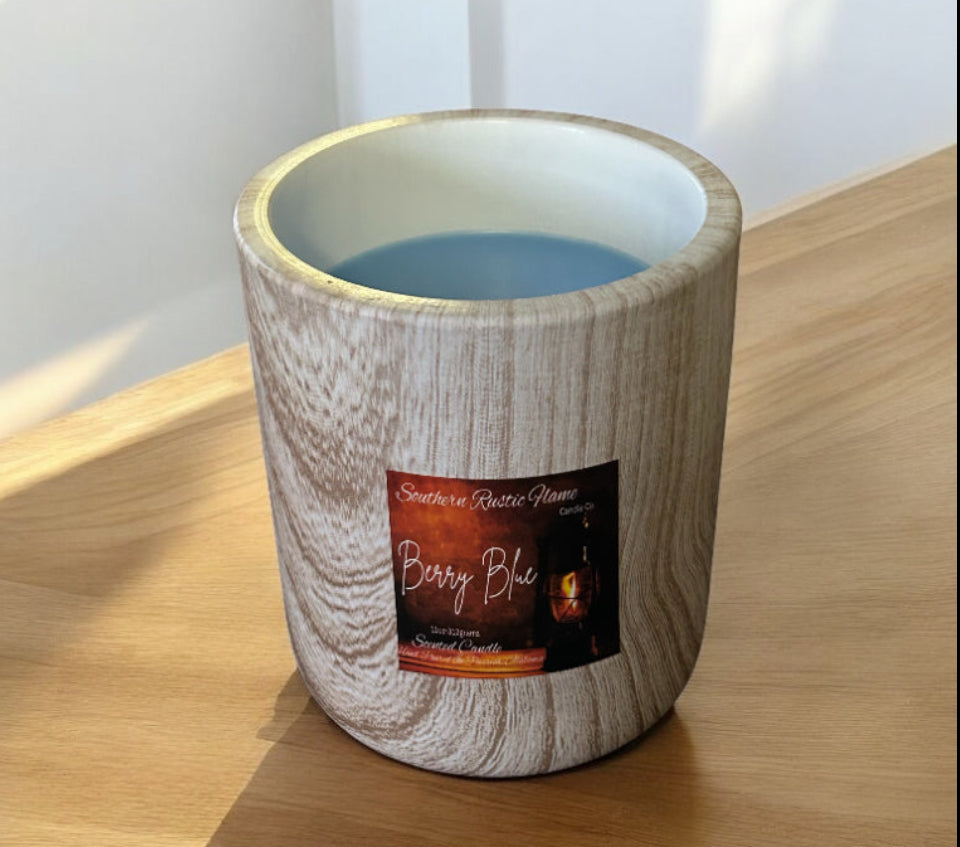Berry Blue – 11oz Wooden Wick