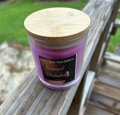 Cashmere & Marshmallow-10oz Iridescent Jar Candle