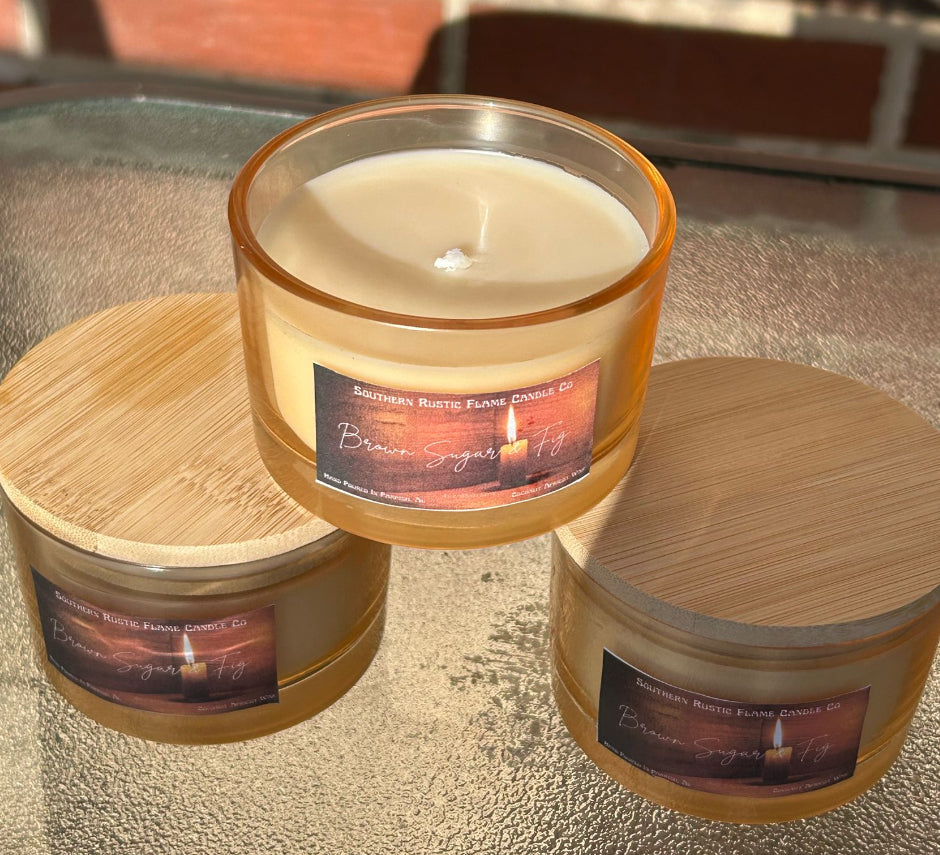 4oz-Brown Sugar & Fig Amber Jar Candle