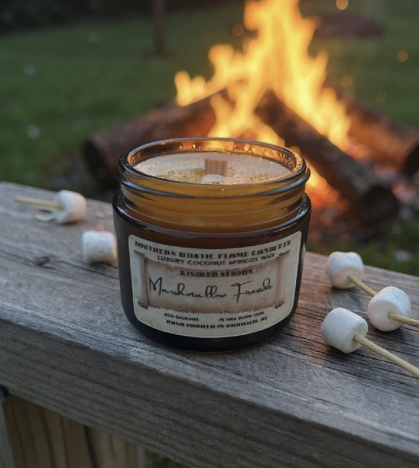 Marshmallow Fireside – 2oz Wooden Wick