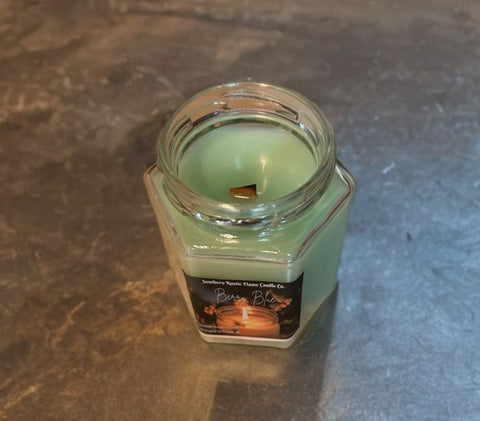 Berry Blue-9oz Hexagon Jar Candle
