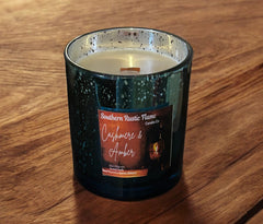 Cashmere & Amber-10oz-Mercury Blue Candle