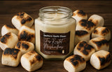 Fire Roasted Marshmallow – 9oz Hexagon Jar Candle – Cotton Wick