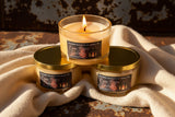 Cocoa Butter Cashmere – 4oz Amber Jar Candle – Cotton Wick