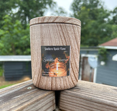 Sparkling Sangria-11oz-Wood Grain Ceramic Candle