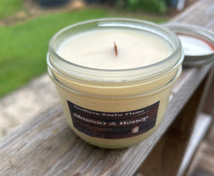 Almond & Honey-8oz-Mason Jar Candle