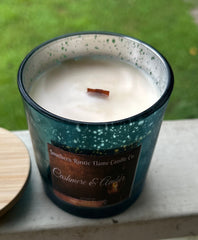 Cashmere & Amber-10oz-Mercury Blue Candle