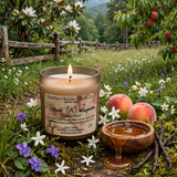 Steel Magnolia-10oz-Frosted Amber Resin Glass- Hand Poured Scented Candle -The Southern Legacy Collection