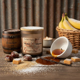 Me-Me’s Hideaway-10oz Frosted Resin Glass- Hand Crafted Scented Candle-The Southern Legacy Collection