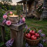 Rebels & Roses-4oz-Champagne Tin Hand-Poured Scented Candle.The Southern Legacy Collection