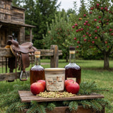 Outlaw/Jesse James-10oz-Frosted Amber Resin-Hand-Poured- Scented Candle-The Southern Legacy Collection