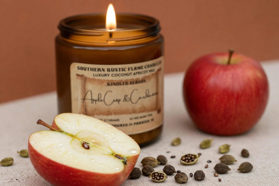 Apple Crisp & Cardamom – 8oz Cotton Wick