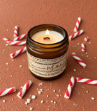Peppermint Milkshake – 4oz Amber Jar Candle – Wooden Wick