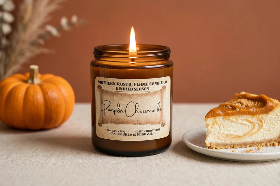 Pumpkin Cheesecake – 8oz Cotton Wick
