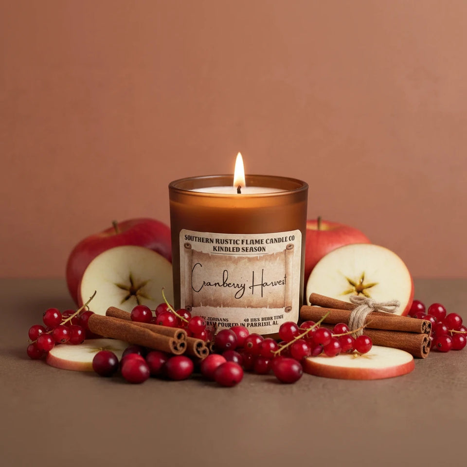Cranberry Harvest – 8oz Cotton Wick