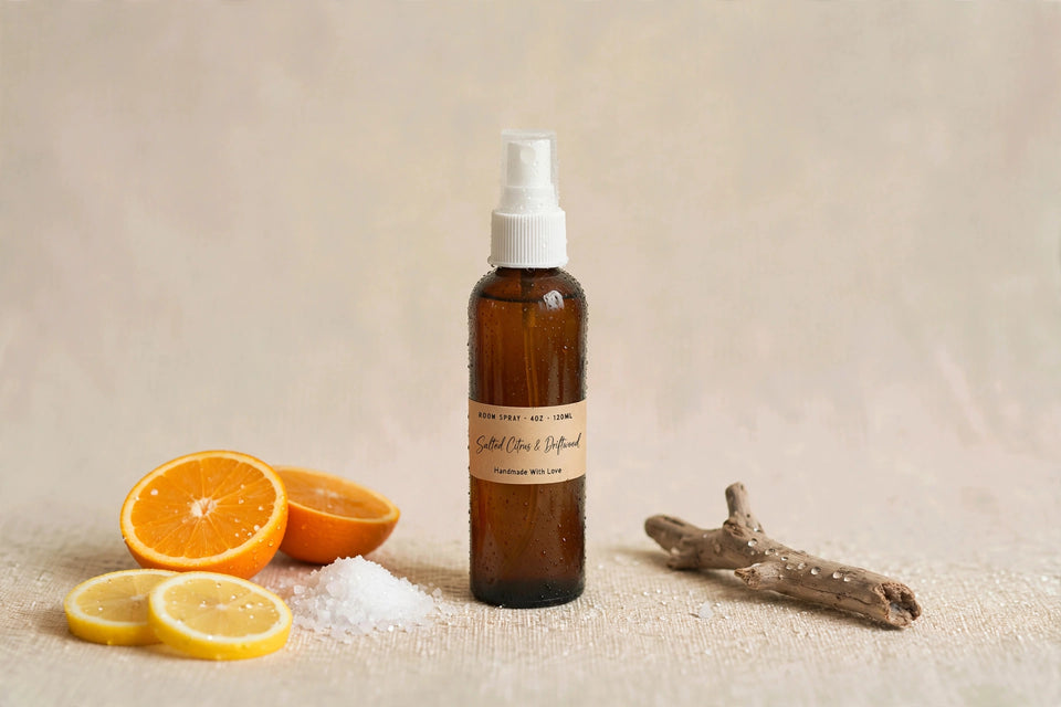 Salted Citrus & Driftwood – 8oz Room & Linen Spray